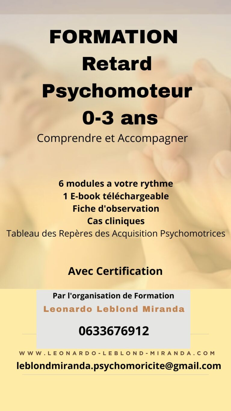 Comprendre le Retard psychomoteur chez les enfants